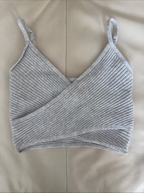 Aerie Cross Front Sweater Tank